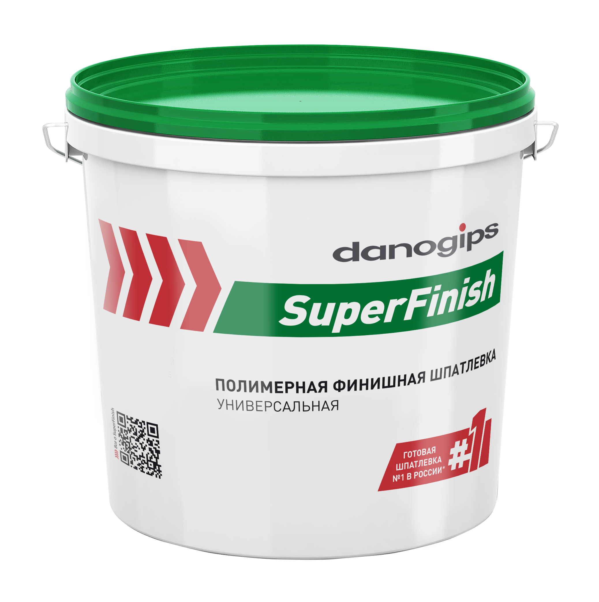 картинка DANOGIPS шпатлевка готовая финишная SuperFinish ( 17л/28кг )(Шпаклевка ведро) от базы строительно-отделочных материалов