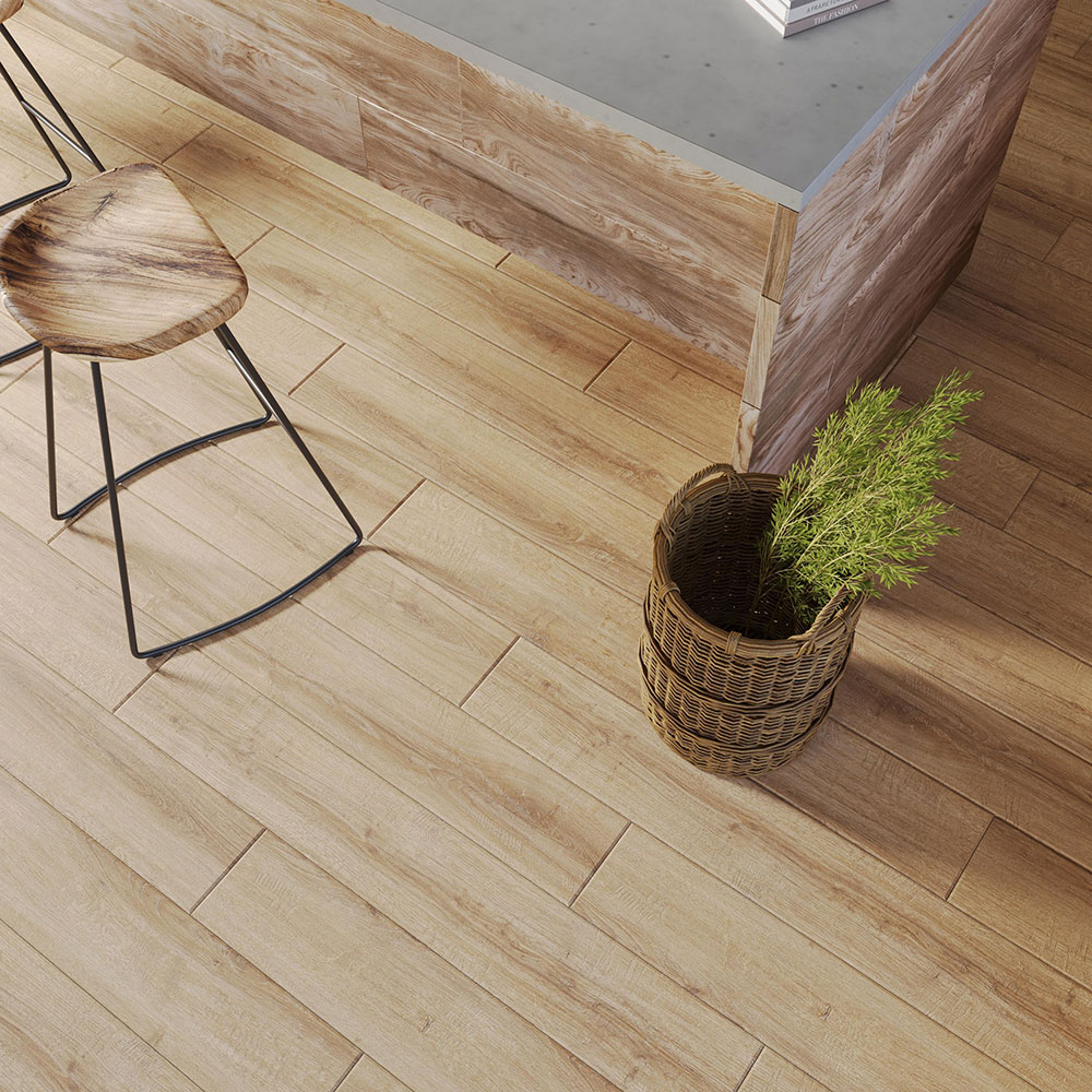 картинка EPL204 Дуб Шерман светло-коричневый 833 Large с фаской Aqua+ (1292х246х8мм упак. 2,5427м2) от базы строительно-отделочных материалов